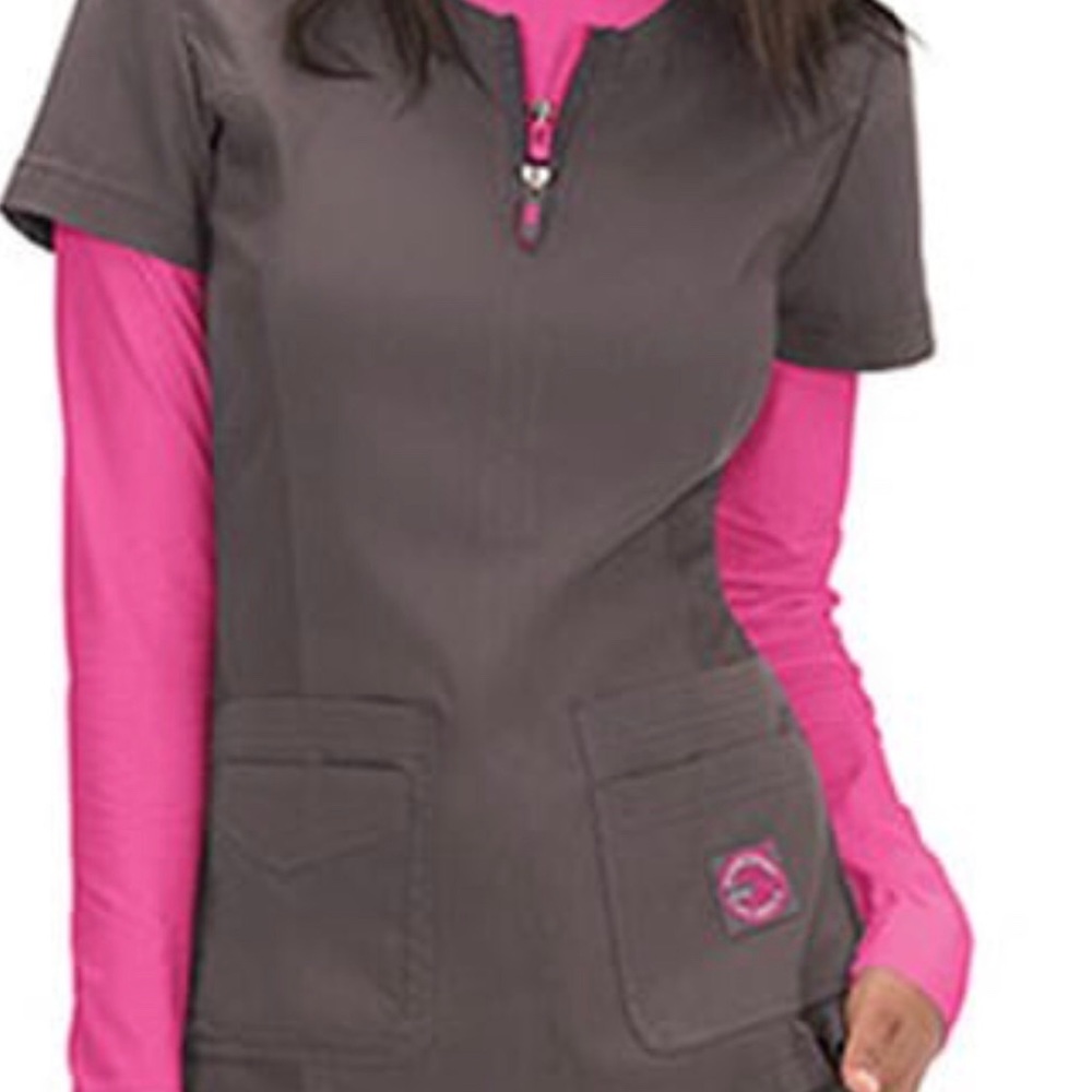Koi lite scrub set petite xs in grey